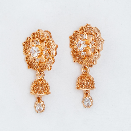 Floral Bloom Mini Jhumkas